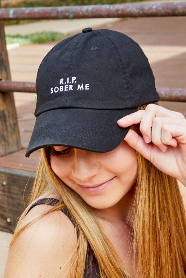 R.I.P. Single Me | R.I.P. Sober Me - Bachelorette party dad hats