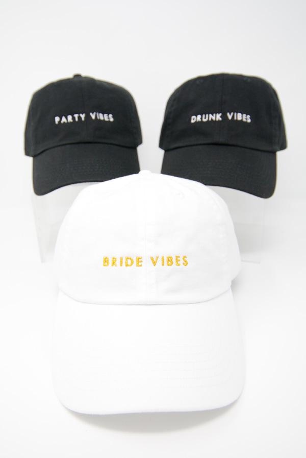 Bride Vibes | Drunk Vibes | Party Vibes - Bachelorette party dad hats