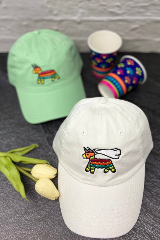 Piñata Embroidered Bachelorette Party Dad + Bucket Hats