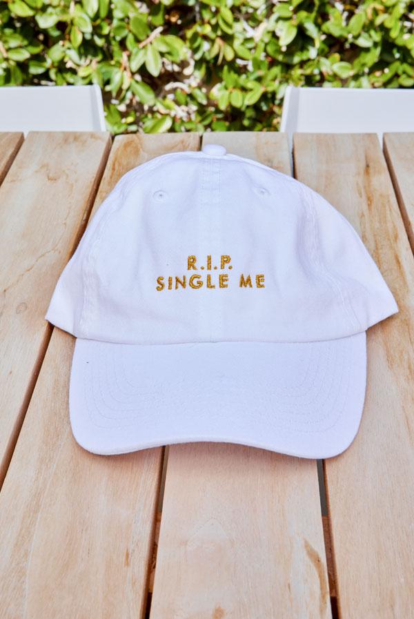 R.I.P. Single Me | R.I.P. Sober Me - Bachelorette party dad hats